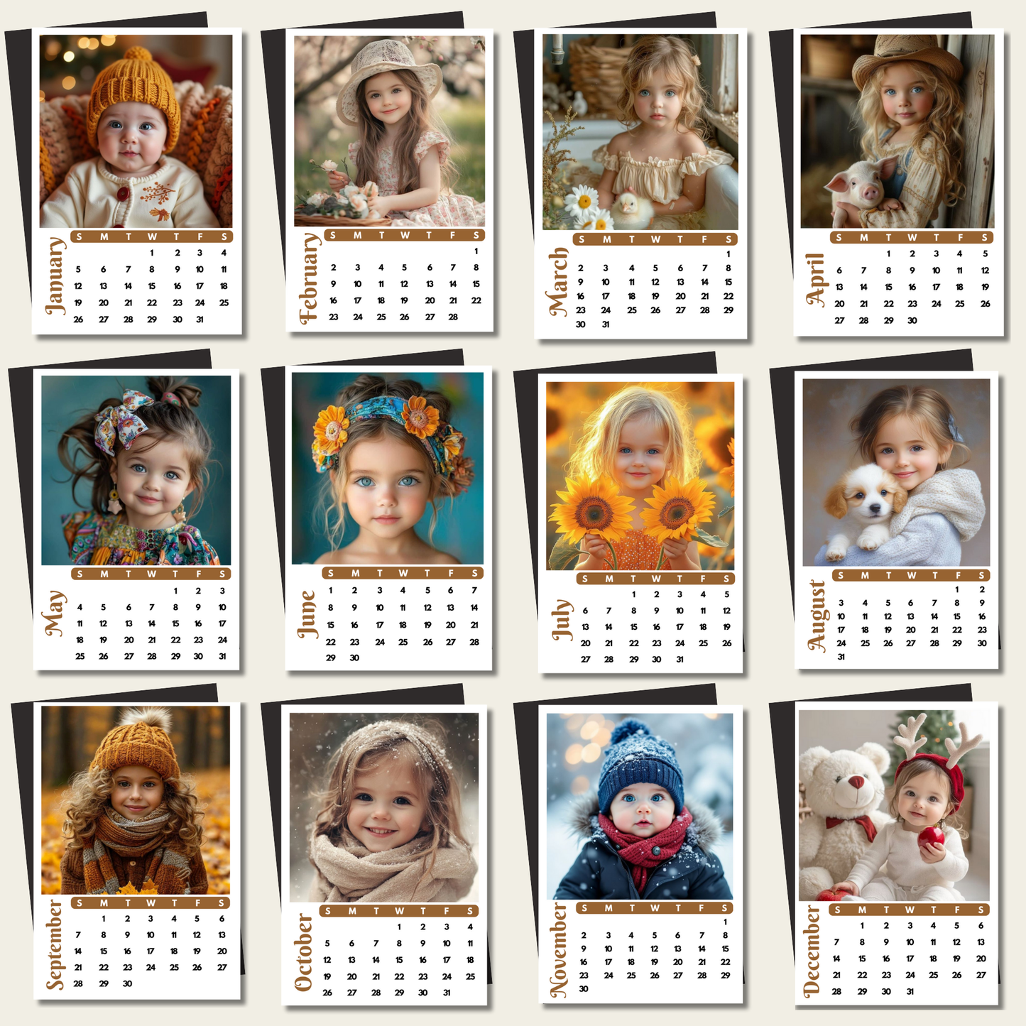 Calendar Magnets 2025