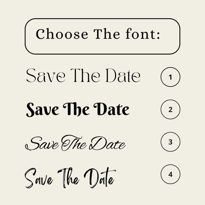Save The Date Magnets
